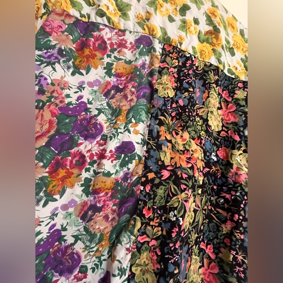 Floral Patchwork Shirt size L - Picture 3 of 12